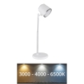 Globo - LED Zatemnitvena namizna svetilka na dotik 4v1 LED/6W/3,7V 3000K/4000K/6500K 1500 mAh USB bela
