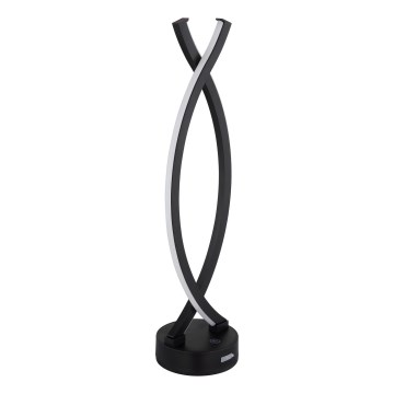 Globo - LED Zatemnitvena namizna svetilka na dotik LED/1W/3,7V 3000K 1800 mAh USB črna