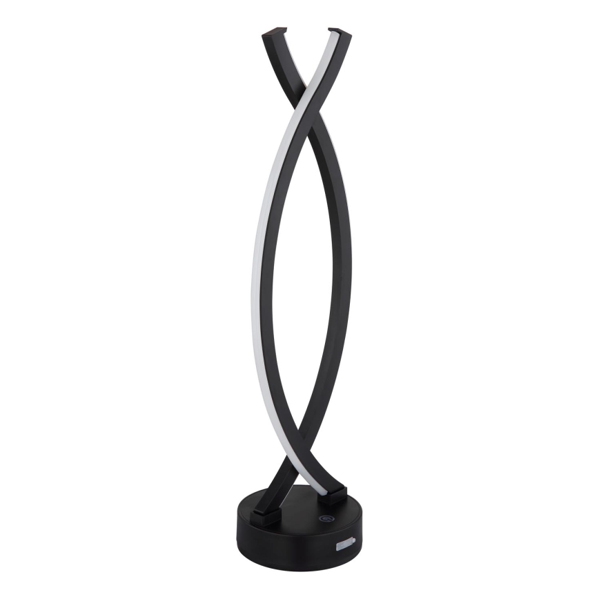 Globo - LED Zatemnitvena namizna svetilka na dotik LED/1W/3,7V 3000K 1800 mAh USB črna