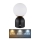 Globo - LED Zatemnitvena namizna svetilka na dotik LED/2,5W/3,7V 2700/4000/65000K 1800 mAh USB črna