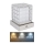 Globo - LED Zatemnitvena namizna svetilka na dotik LED/2,5W/3,7V 2700K/4000K/6500K 1800 mAh USB mat krom