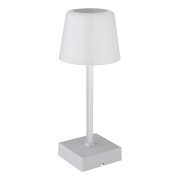 Globo - LED Zatemnitvena namizna svetilka na dotik LED/2W/5V 3000/4500/6500K 800 mAh srebrna