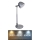Globo - LED Zatemnitvena namizna svetilka na dotik LED/7,5W/230V 3000K/4000K/6500K siva