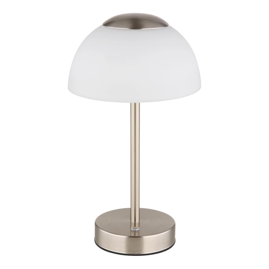 Globo - LED Zatemnitvena polnilna namizna svetilka LED/2,5W/5V 1800mAh 2700K/4000K/6500K mat krom