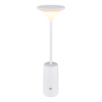 Globo - LED Zatemnitvena polnilna namizna svetilka na dotik LED/1,2W/3,7V 3000K 1500mAh bela