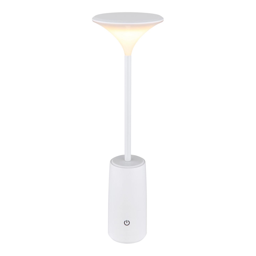 Globo - LED Zatemnitvena polnilna namizna svetilka na dotik LED/1,2W/3,7V 3000K 1500mAh bela