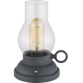Globo - LED Zatemnitvena polnilna namizna svetilka na dotik LED/1W/3,7V 1200 mAh antracit
