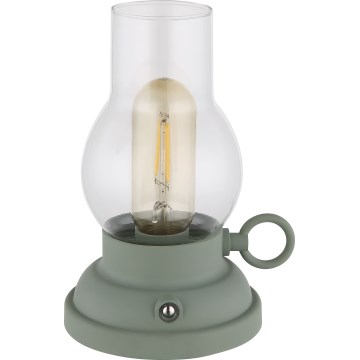 Globo - LED Zatemnitvena polnilna namizna svetilka na dotik LED/1W/3,7V 1200 mAh zelena