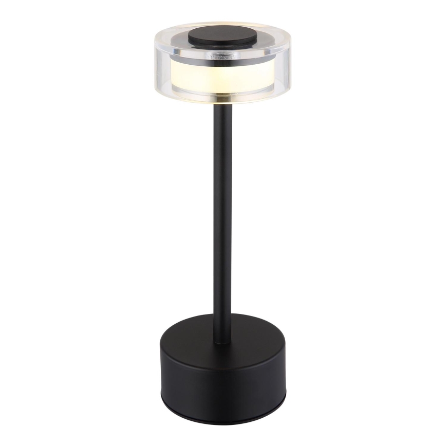 Globo - LED Zatemnitvena polnilna namizna svetilka na dotik LED/2,5W/3,7V 2700/4000/6500K 1800mAh črna