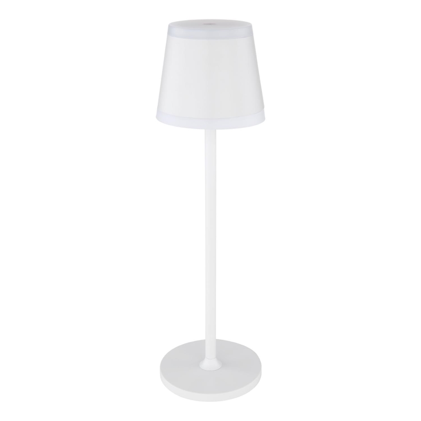 Globo - LED Zatemnitvena polnilna namizna svetilka na dotik LED/4,6W/230V 1800 mAh USB IP54 bela