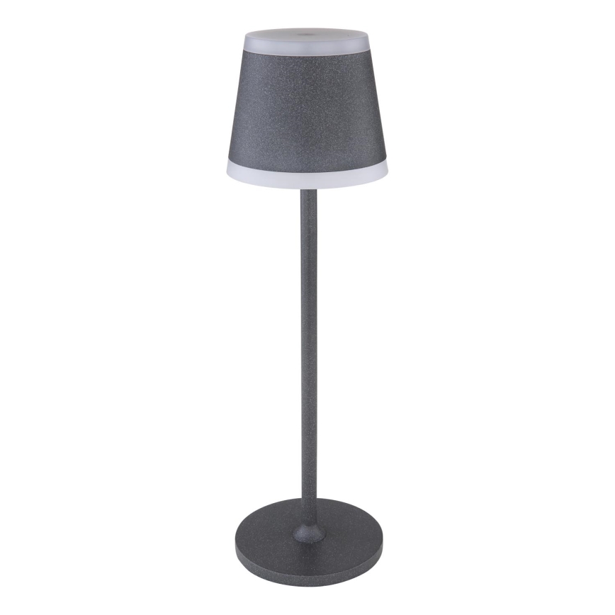 Globo - LED Zatemnitvena polnilna namizna svetilka na dotik LED/4,6W/3,7V 3000K 1800mAh siva IP54