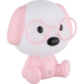 Globo - LED Zatemnitvena polnilna otroški noč mala svetilka LED/1W/5V 500 mAh roza