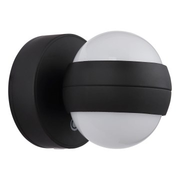 Globo - LED zatemnitvena polnilna stenska svetilka na dotik LED/1,4W/5V 1800 mAh črna