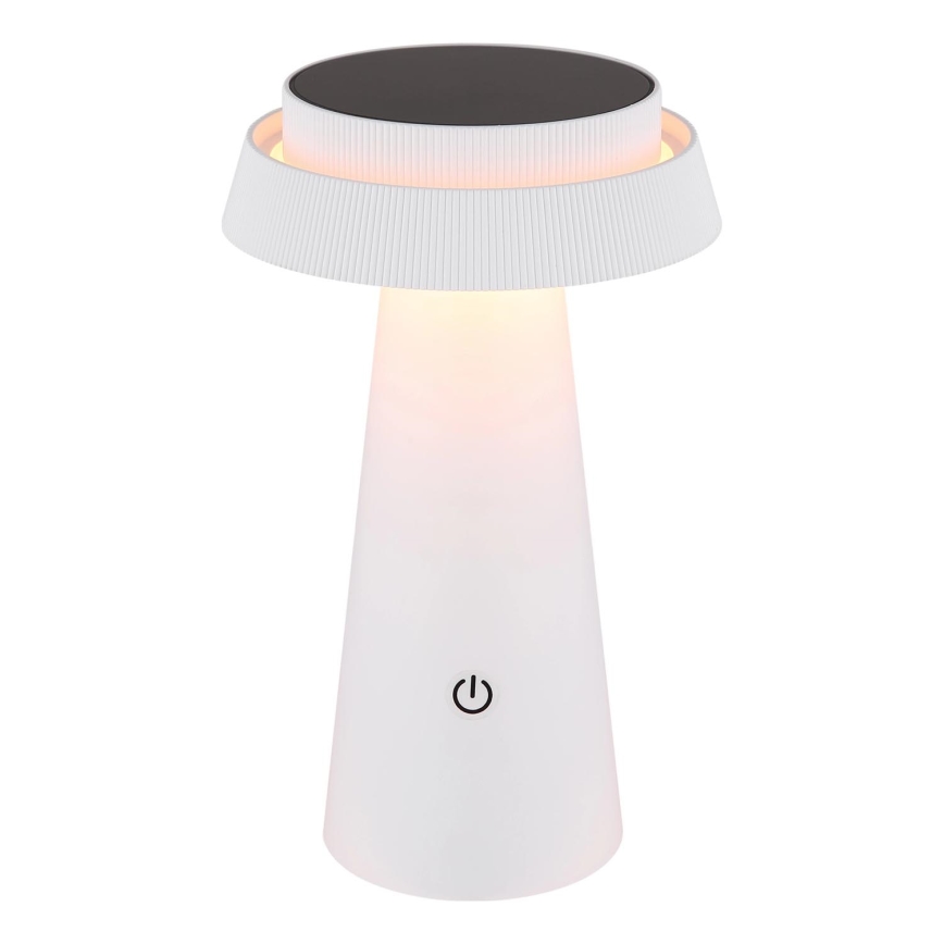 Globo - LED Zatemnitvena solarna svetilka na dotik LED/4W/3,7W IP54 bela