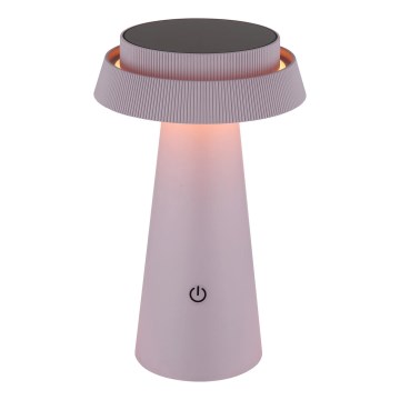 Globo - LED Zatemnitvena solarna svetilka na dotik LED/4W/3,7W IP54 roza