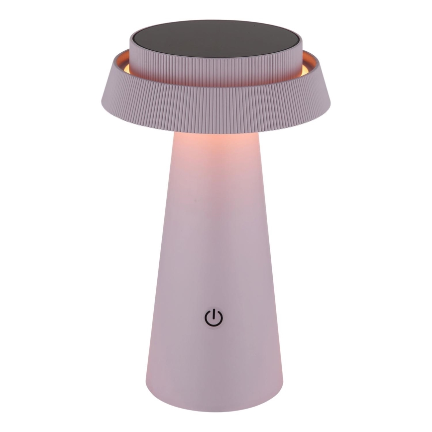 Globo - LED Zatemnitvena solarna svetilka na dotik LED/4W/3,7W IP54 roza