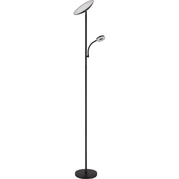 Globo - LED Zatemnitvena stoječa svetilka LED/20W/230V+ LED/5W 3000/4000/6500K črna