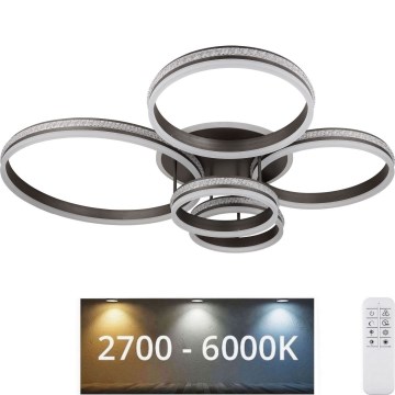 Globo - LED Zatemnitvena stropna svetilka LED/120W/230V 2700K-6000K + Daljinski upravljalnik