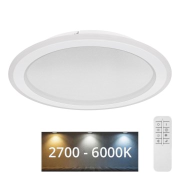 Globo - LED Zatemnitvena stropna svetilka LED/24W/230V 2700-6000K + Daljinski upravljalnik