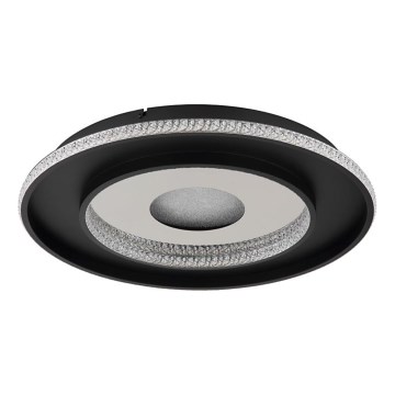 Globo - LED Zatemnitvena stropna svetilka LED/30W/230V 2700-6500K pr. 52,5 cm črna + Daljinski upravljalnik