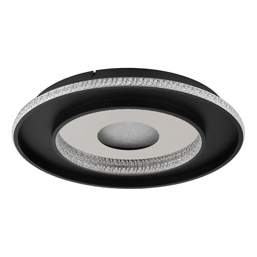 Globo - LED Zatemnitvena stropna svetilka LED/30W/230V 2700-6500K pr. 52,5 cm črna + Daljinski upravljalnik