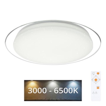 Globo - LED Zatemnitvena stropna svetilka LED/30W/230V 3000-6500K + Daljinski upravljalnik