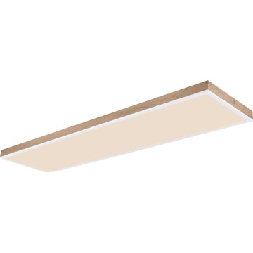 Globo - LED Zatemnitvena stropna svetilka LED/36W/230V 2700-6500K + Daljinski upravljalnik rjava/bela