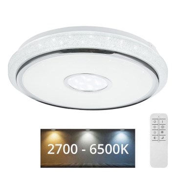 Globo - LED Zatemnitvena stropna svetilka LED/40W/230V 2700-6500K + Daljinski upravljalnik