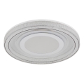 Globo - LED Zatemnitvena stropna svetilka LED/48W/230V 2700-6000K pr. 48 cm bela + Daljinski upravljalnik