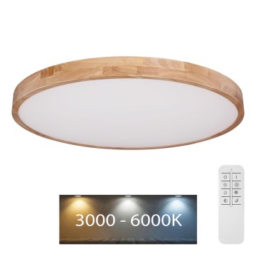 Globo - LED Zatemnitvena stropna svetilka LED/60W/230V 3000-6000K + Daljinski upravljalnik