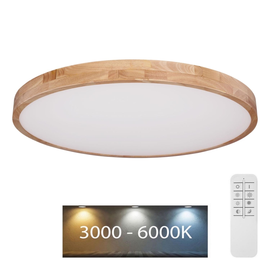 Globo - LED Zatemnitvena stropna svetilka LED/60W/230V 3000-6000K + Daljinski upravljalnik