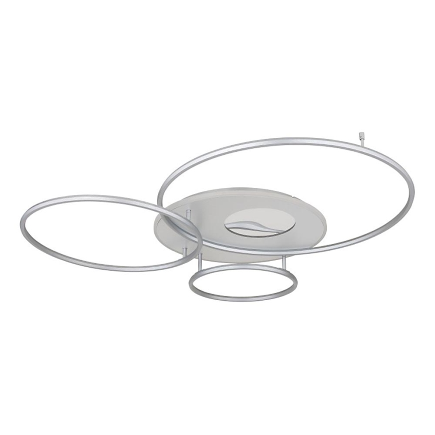 Globo - LED Zatemnitvena stropna svetilka LED/70W/230V 2700-6500K mat krom + Daljinski upravljalnik