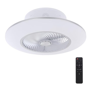 Globo - LED Zatemnitvena stropna svetilka z ventilatorjem LED/40W/230V 3000-6000K + Daljinski upravljalnik