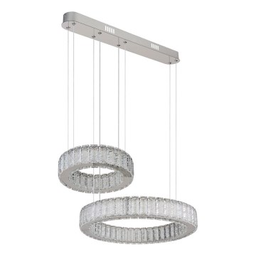 Globo - LED zatemnitvena viseča svetilka na vrvici LED/80W/230V 2700-6000K + daljinski upravljalnik