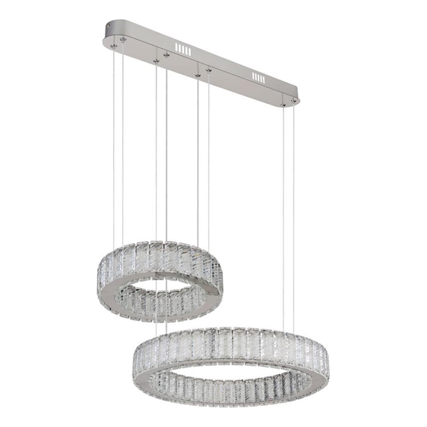 Globo - LED zatemnitvena viseča svetilka na vrvici LED/80W/230V 2700-6000K + daljinski upravljalnik