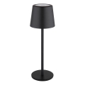 Globo - LED zatemnitvena zunanja namizna svetilka na dotik LED/2W/5V 3000/4000/6000K 2200 mAh IP44 črna