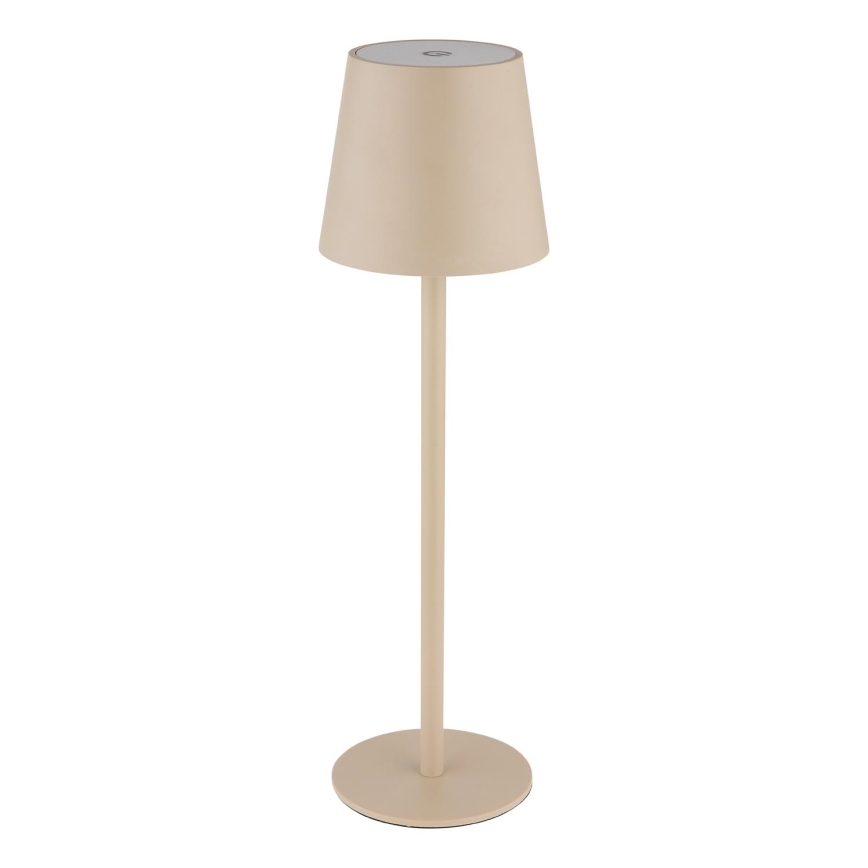 Globo - LED Zatemnitvena zunanja svetilka na dotik LED/3W/3,7V IP44 1800 mAh USB bež