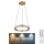 Globo - LED Zatemnitveni kristalni lestenec na vrvici LED/36W/230V 2700K-6000K + Daljinski upravljalnik