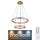 Globo - LED Zatemnitveni kristalni lestenec na vrvici LED/78W/230V 2700K-6000K + Daljinski upravljalnik