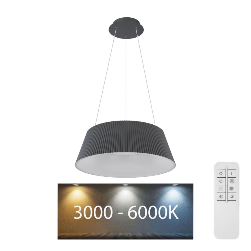 Globo - LED Zatemnitveni lestenec na vrvici LED/45W/230V 3000-6000K + Daljinski upravljalnik