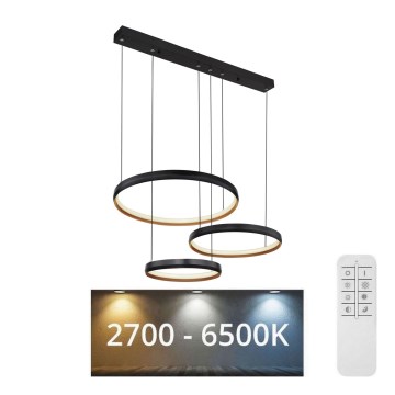 Globo - LED Zatemnitveni lestenec na vrvici LED/55W/230V 2700-6000K + Daljinski upravljalnik