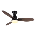 Globo - LED Zatemnitveni stropni ventilator LED/22W/230V 3000/4500/6000K + Daljinski upravljalnik