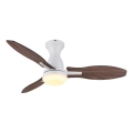 Globo - LED Zatemnitveni stropni ventilator LED/22W/230V 3000/4500/6000K + Daljinski upravljalnik