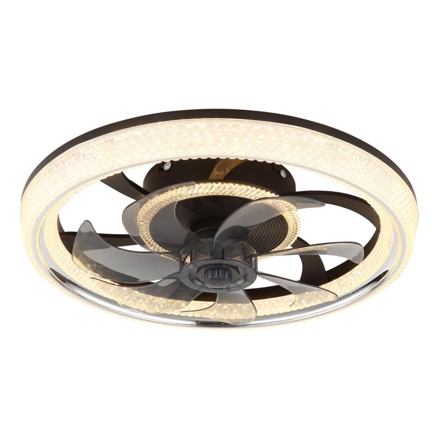 Globo - LED Zatemnitveni stropni ventilator LED/30W/230V 2700-6000K + Daljinski upravljalnik