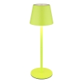 Globo - LED zatemnjevalna polnilna zunanja namizna svetilka na dotik 3v1 LED/3W/5V 3000/4000/5000K IP54 1800 mAh zelena