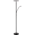 Globo - LED zatemnjevalna stoječa svetilka LED/28W/230V + LED/5W 3000K črna