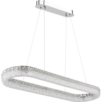 Globo - LED zatemnjevalni lestenec na kablu LED/40W/230V 2700-6000K prozoren + daljinski upravljalnik