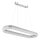 Globo - LED zatemnjevalni lestenec na kablu LED/40W/230V 2700-6000K prozoren + daljinski upravljalnik