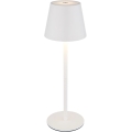 Globo - LED zatemnjiva, na dotik upravljana, polnilna zunanja namizna svetilka 3 v 1 LED/3W/5V 3000/4000/5000K IP54 1800 mAh bela