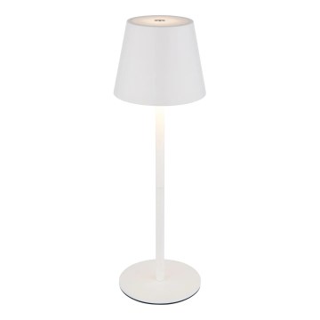Globo - LED zatemnjiva, na dotik upravljana, polnilna zunanja namizna svetilka 3 v 1 LED/3W/5V 3000/4000/5000K IP54 1800 mAh bela